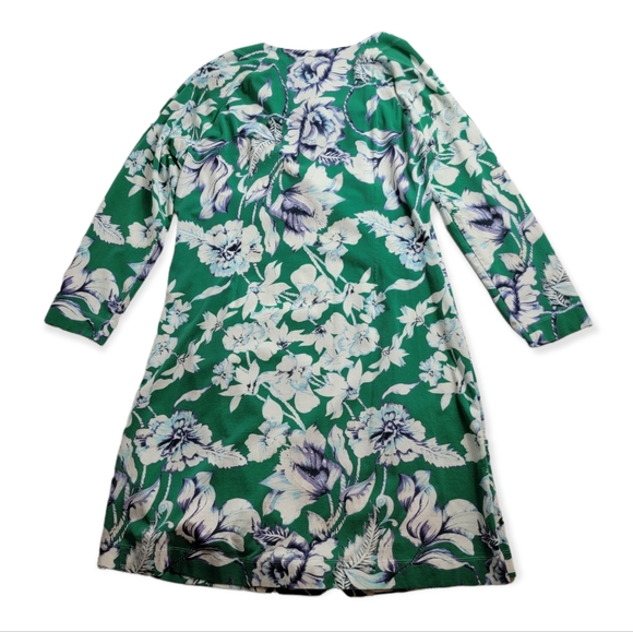 Soft Surroundings Floral Faux Wrap Dress - Picture 7 of 9